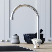 Смеситель для кухни Damixa Object HFON00000, цвет хром