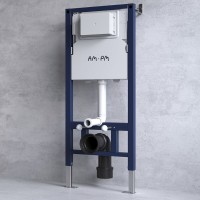 Инсталляция Am.Pm PrimeFit I012709.0251, для подвесного унитаза, клавиша PrimeFit S, хром глянцевый