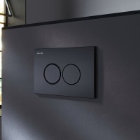 Инсталляция Am.Pm MasterFit, I012710.0138, для подвесного унитаза, с клавишей ProC L, цвет черный матовый