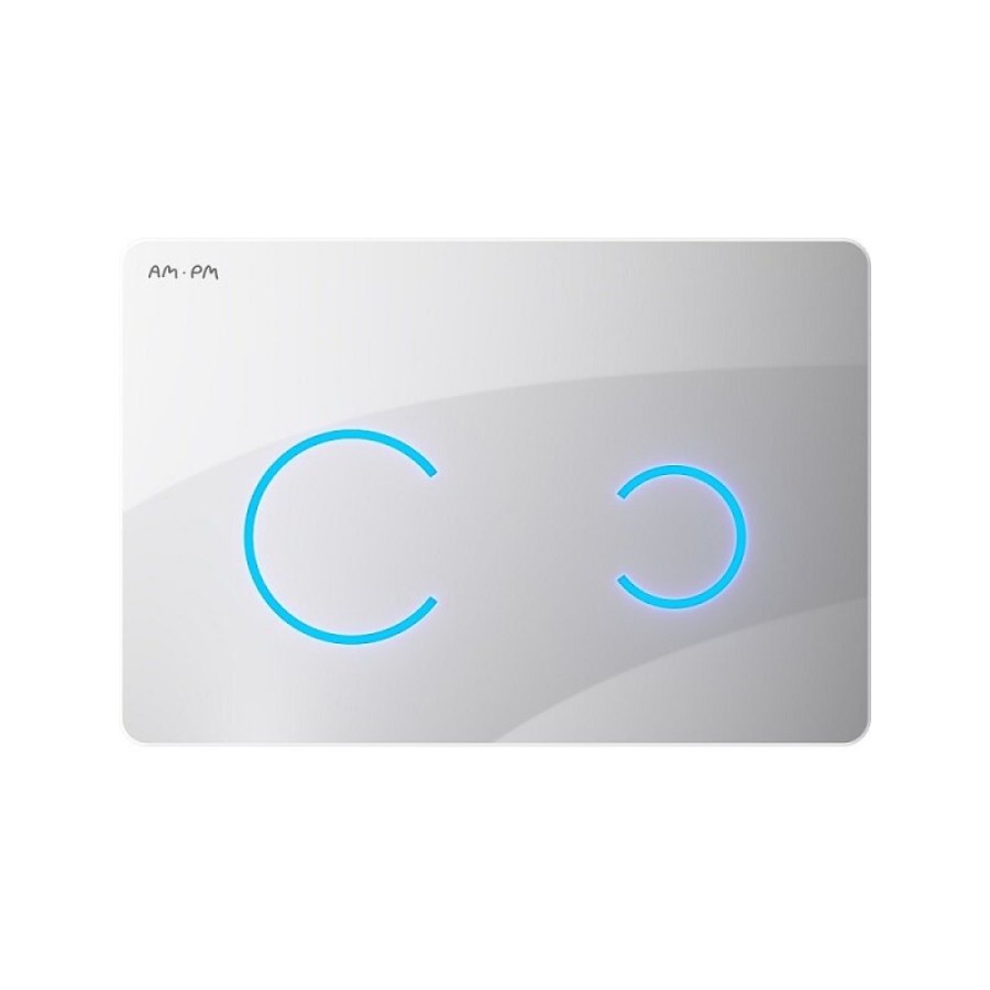 Клавиша Am.Pm Touch Pro I0450B01, сенсорная, стекло, белый глянец