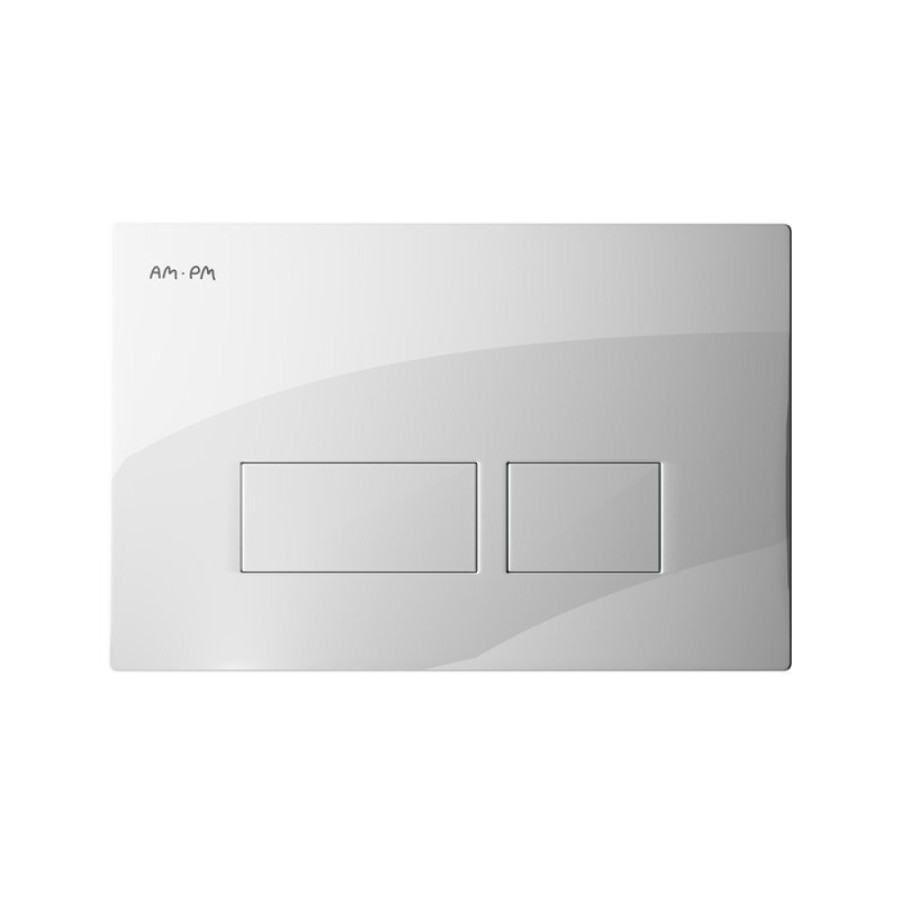 Клавиша Am.Pm Pro S I047001, пневматическая, белый глянцевый