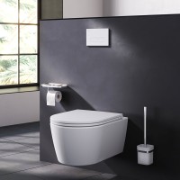Клавиша Am.Pm Pro S I047001, пневматическая, белый глянцевый