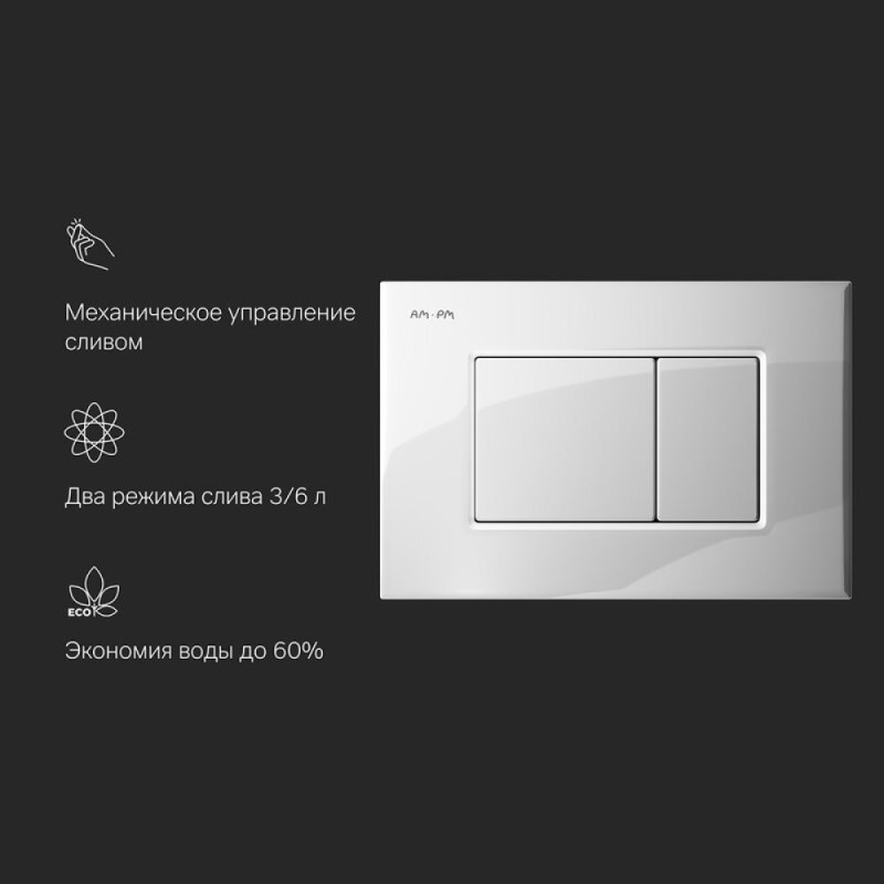 Клавиша Am.Pm ProC S, механическая, белый глянцевый, I070201