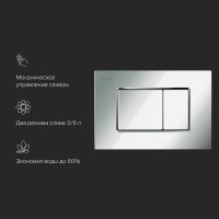 Клавиша Am.Pm ProC S, механическая, хром глянцевый, I070251