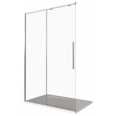 Душевая дверь Good Door Idea WTW-120-C-CH, 120 х 195 см, стекло прозрачное, профиль хром, ИД00002