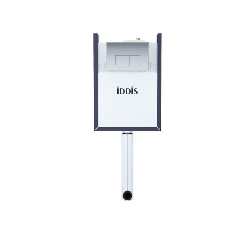 Смывной бачок Iddis Optima Home OPH0GCCi32K скрытого монтажа с клавишей смыва Хром