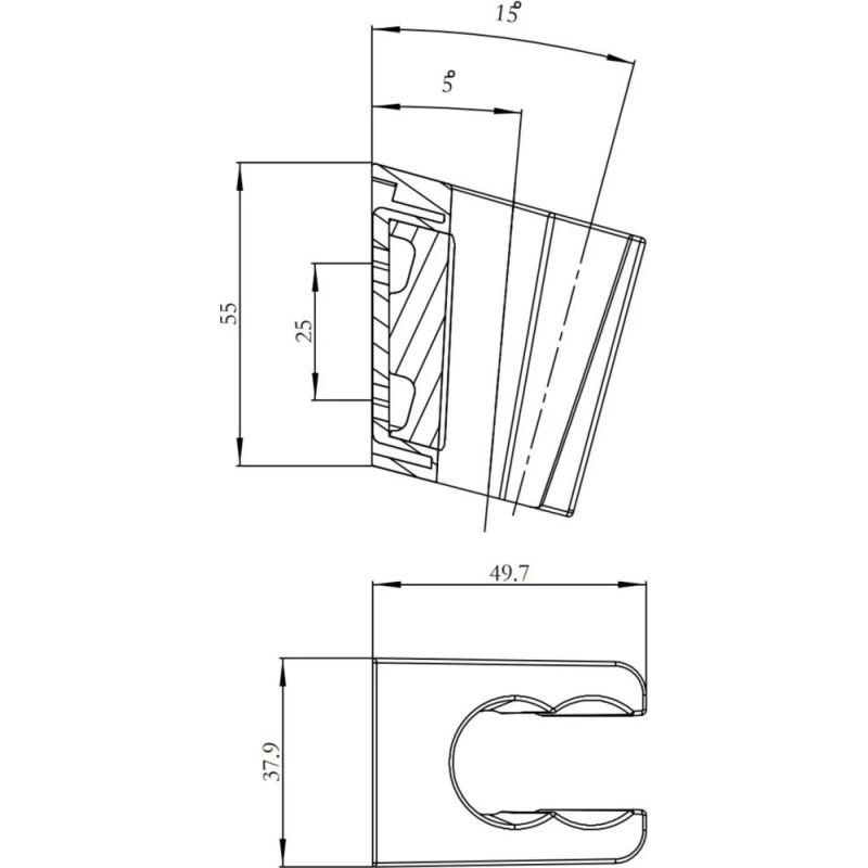 Держатель ручного душа Iddis Optima Home 080CP00i53 Хром
