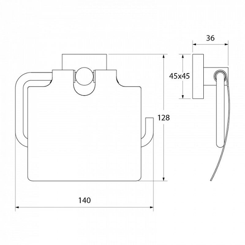 Держатель туалетной бумаги Iddis Edifice EDISBC0i43 Хром