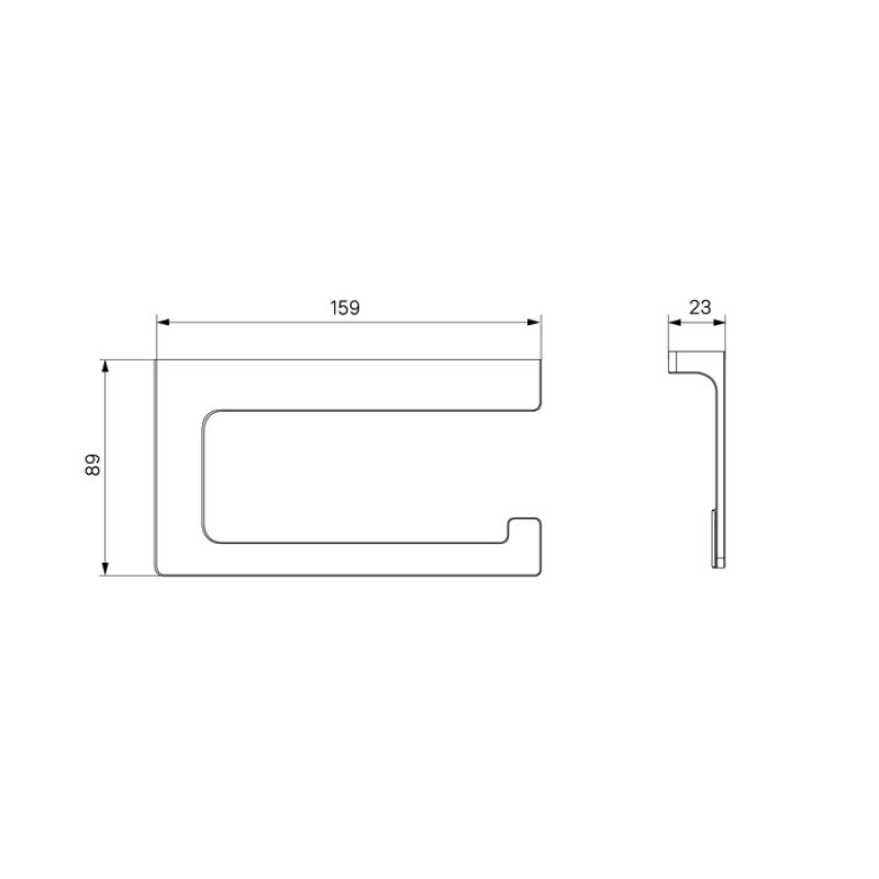 Держатель туалетной бумаги Iddis Slide SLISC00i43 Хром