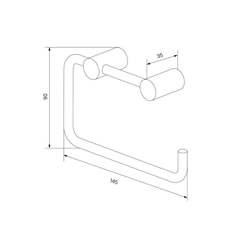 Держатель туалетной бумаги Iddis Petite PETSS00i43 Сатин