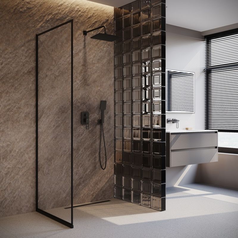 Душевая система Iddis Slide SLIBL02i67 Черная матовая