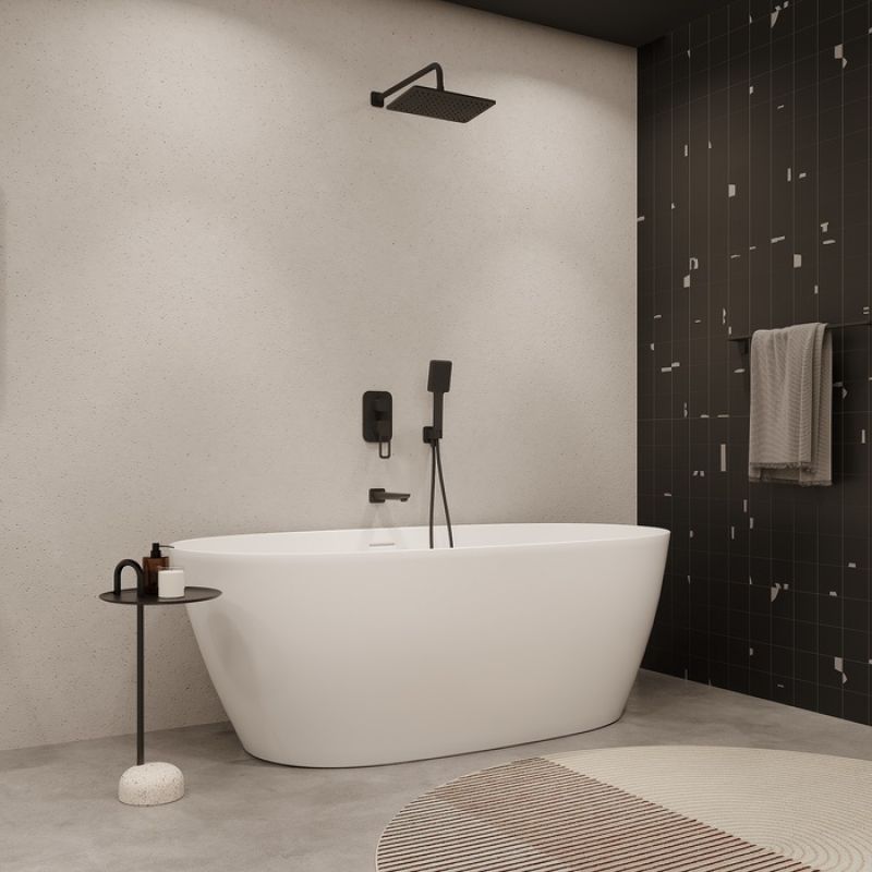 Душевая система Iddis Slide SLIBL03i68 Черная матовая