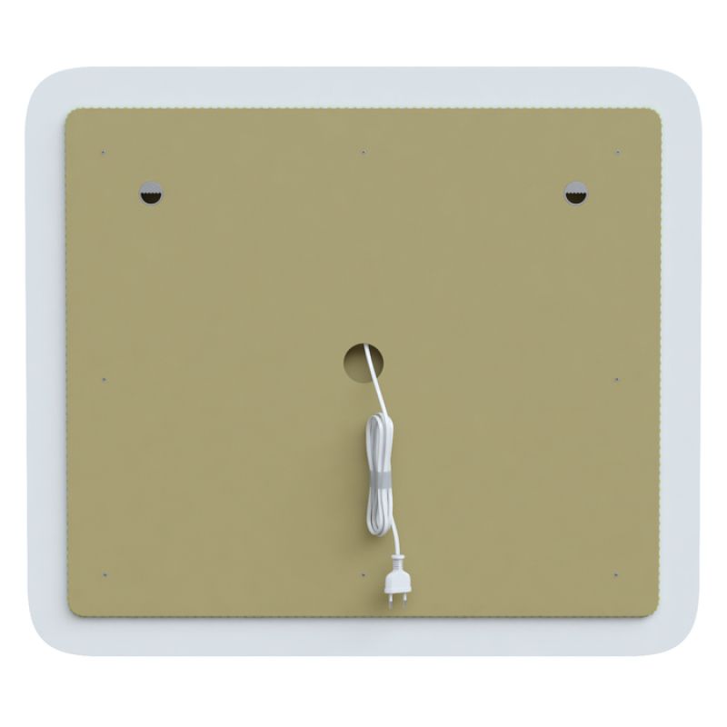 Зеркало Iddis Esper 80 ESP8000i98 с подсветкой Белое матовое c сенсорным выключателем и диммером