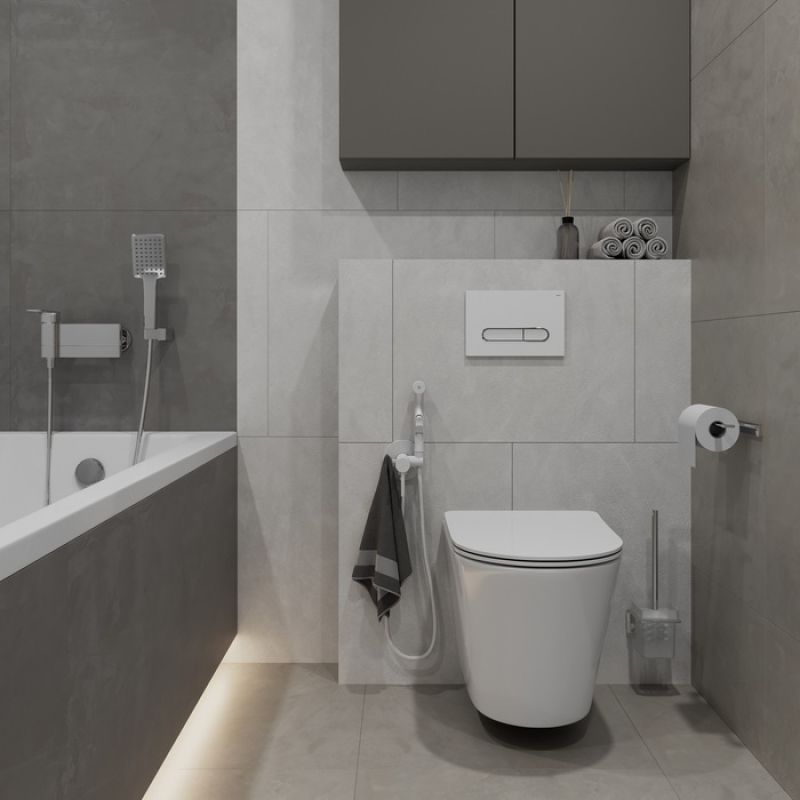 Клавиша смыва Iddis Unifix UNI01WCi77 Белая