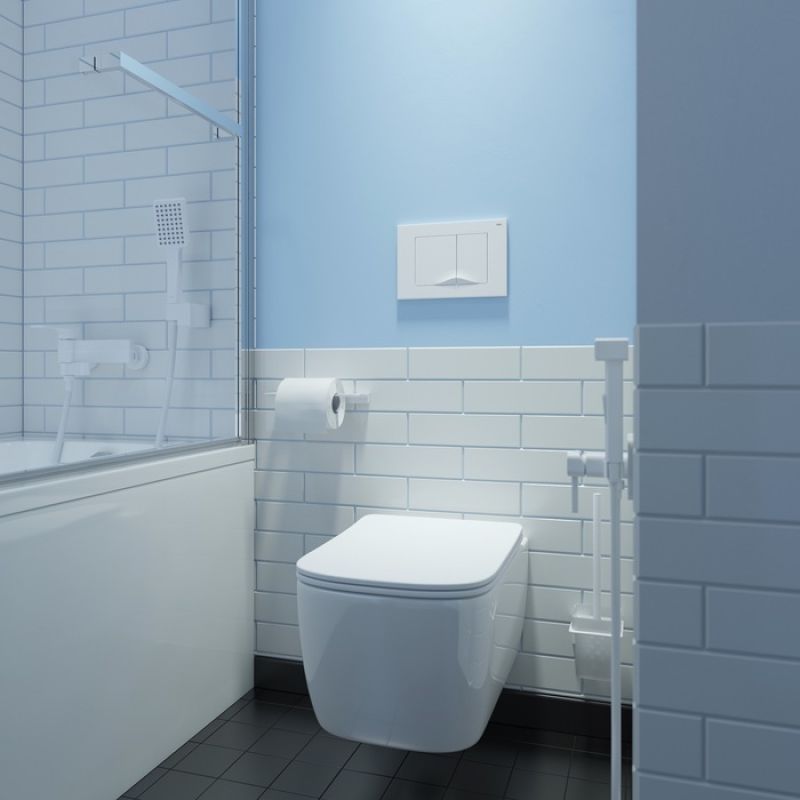 Клавиша смыва Iddis Unifix UNI05MWi77 Белая матовая