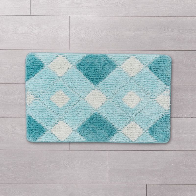 Коврик для ванной комнаты Iddis Promo P05M580i12 500x800 Голубой