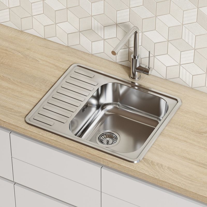 Кухонная мойка Iddis Strit S 58 STR58PDi77S Сталь