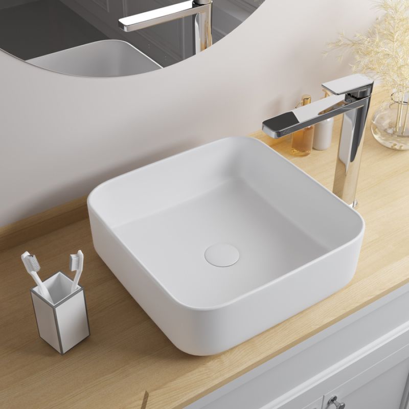 Раковина-чаша Iddis Bridge 39 BRIWM04i27 Белая матовая