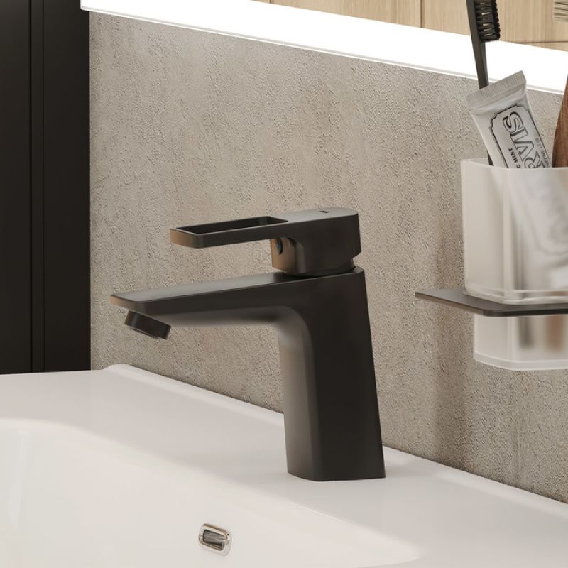 Смеситель для раковины Iddis Bild BILBL00i01 Черный матовый