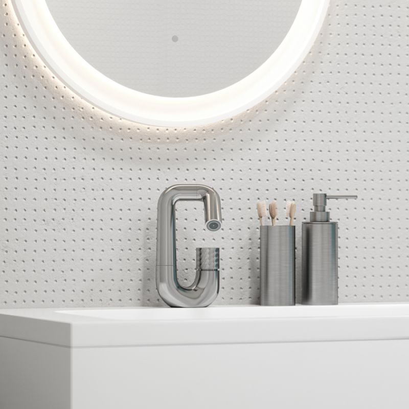 Смеситель для раковины Iddis Twist TWISBBTi01 Хром