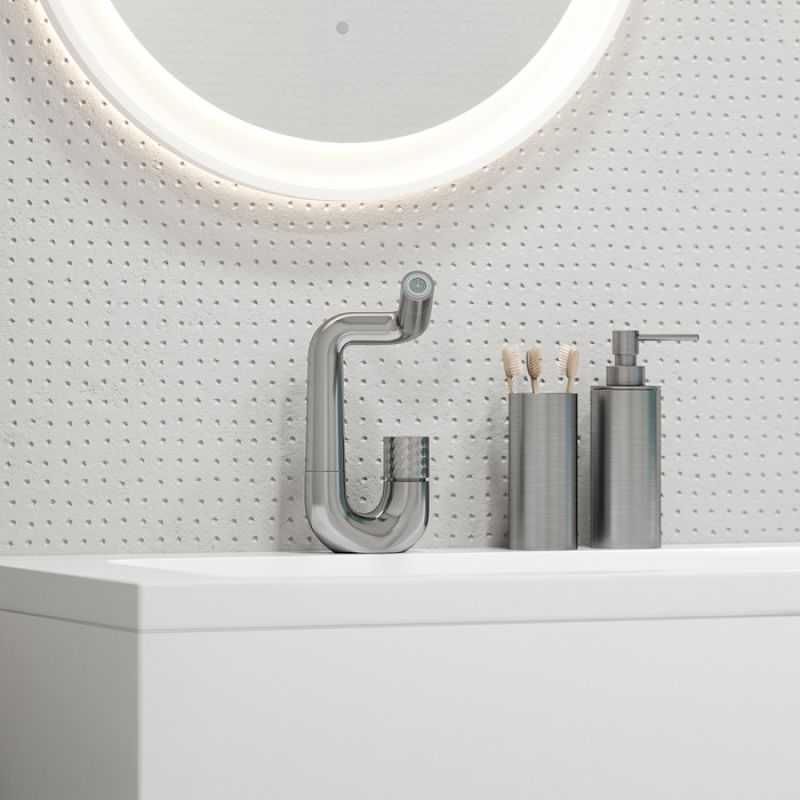 Смеситель для раковины Iddis Twist TWISBBTi01 Хром