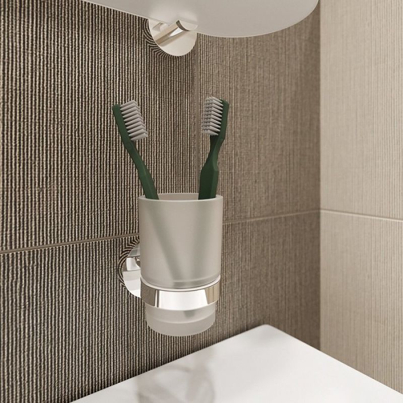 Стакан для зубных щеток Iddis Sena SENSSG1i45 Хром