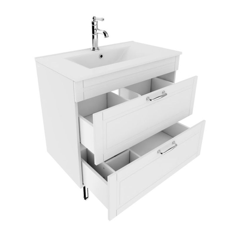 ТУМБА С РАКОВИНОЙ IDDIS OXFORD НАПОЛЬНАЯ 80СМ БЕЛЫЙ OXF80W0I95K