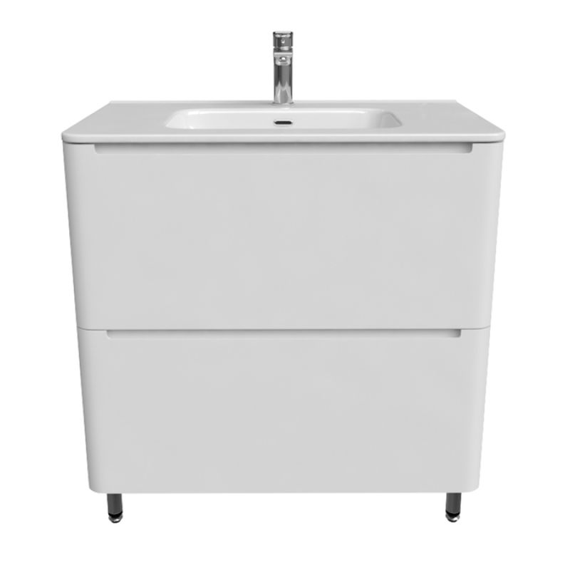 Тумба с раковиной Iddis Edifice 80 EDI80WFi95K Белая