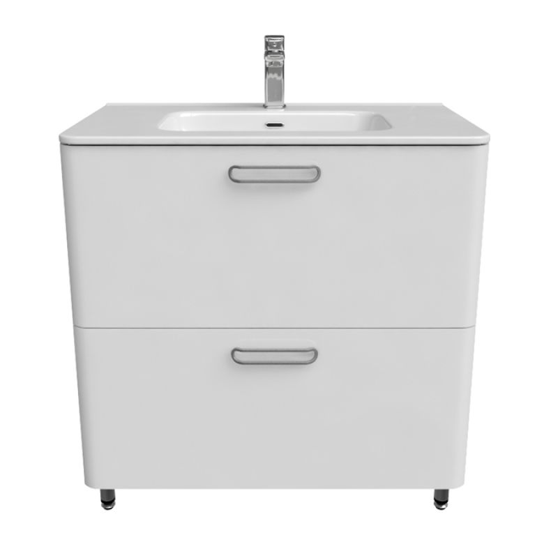 Тумба с раковиной Iddis Brick 80 BRI80WFi95K Белая