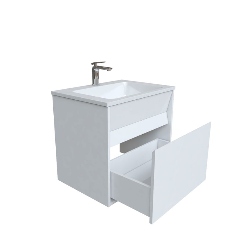 Тумба с раковиной Iddis Esper 60 ESP60W0i95K подвесная Белая