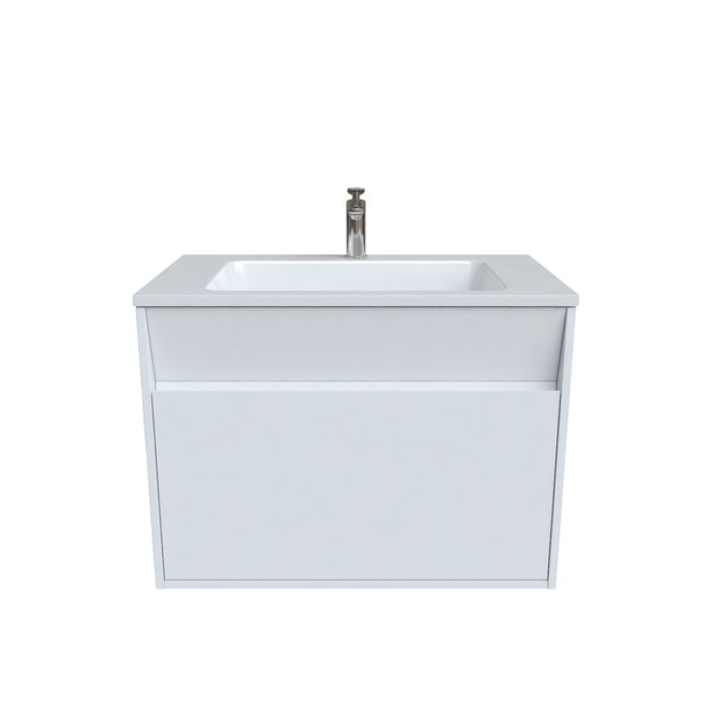 Тумба с раковиной Iddis Esper 80 ESP80W0i95K подвесная Белая