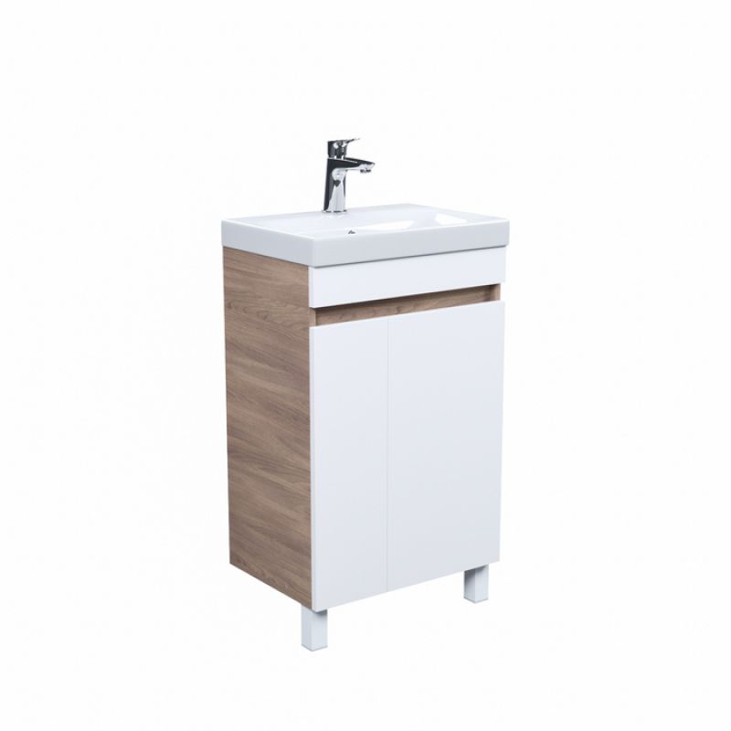 Тумба с раковиной Iddis Zodiac 50 ZOD5ADFi95K Белая матовая Дерево