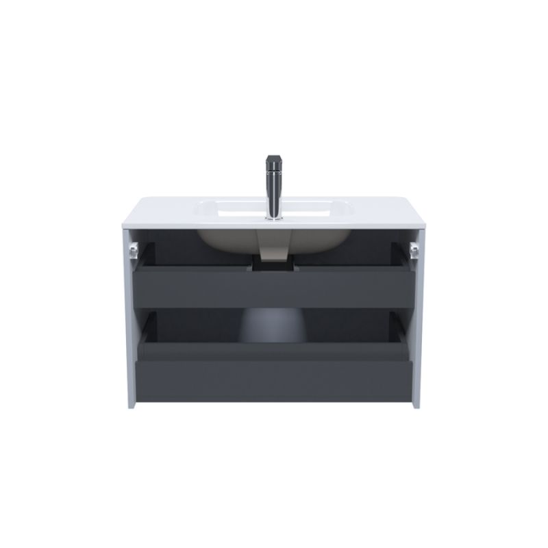 Тумба с раковиной Iddis Edifice 80 EDI80L0i95K подвесная Светло-серая