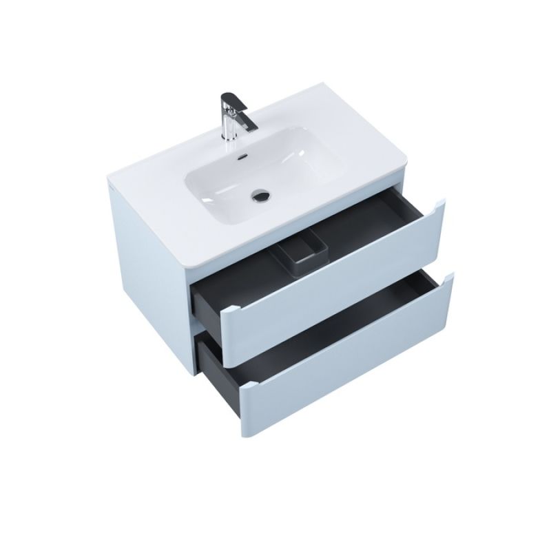 Тумба с раковиной Iddis Edifice 80 EDI80B0i95K подвесная Голубая