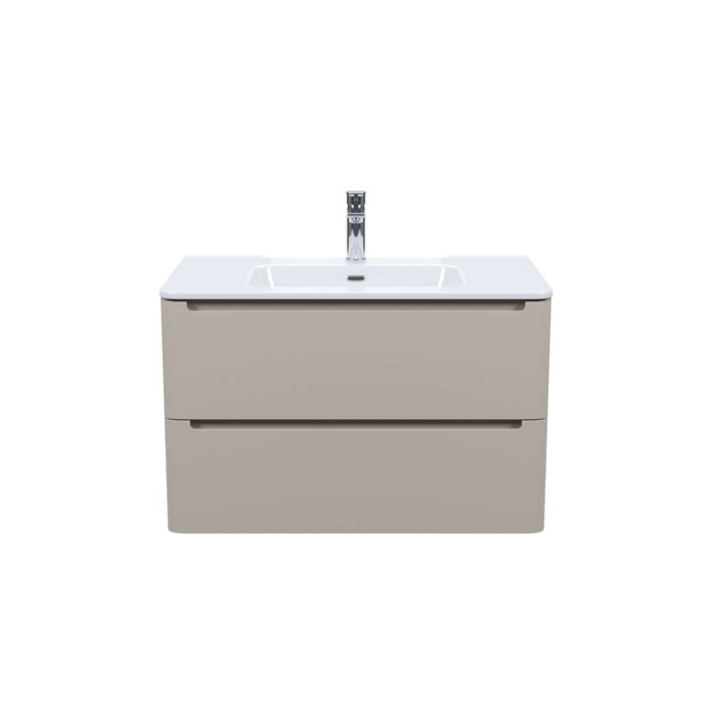 Тумба с умывальником, подвесная, 80 см, капучино, Edifice, IDDIS, EDI80C0i95K подходит умыв. 0108000i28