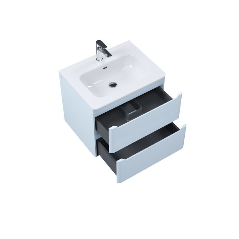 Тумба с раковиной Iddis Edifice 60 EDI60B0i95K подвесная Голубая