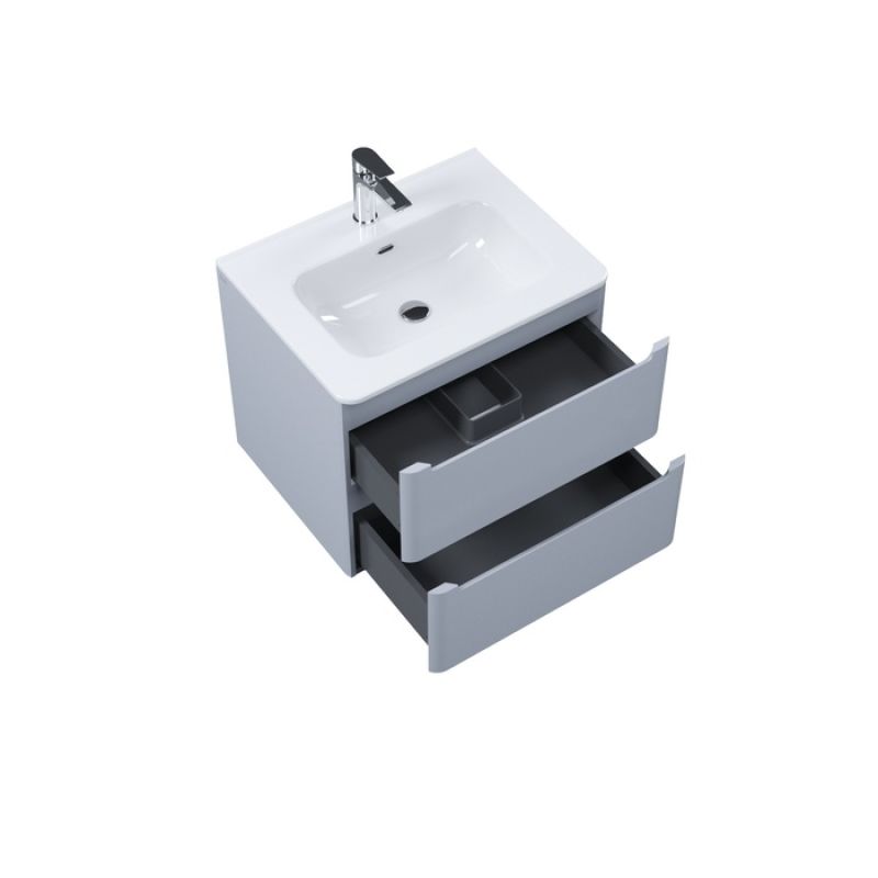 Тумба с раковиной Iddis Edifice 60 EDI60L0i95K подвесная Светло-серая