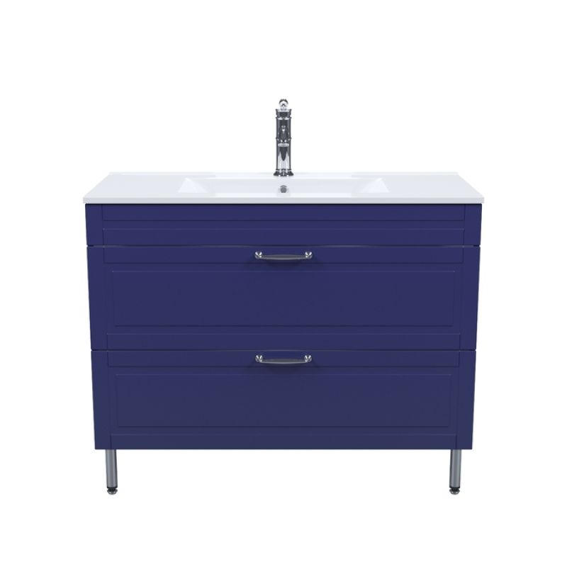 Тумба с раковиной Iddis Oxford 100 OXF10N1i95K Синяя