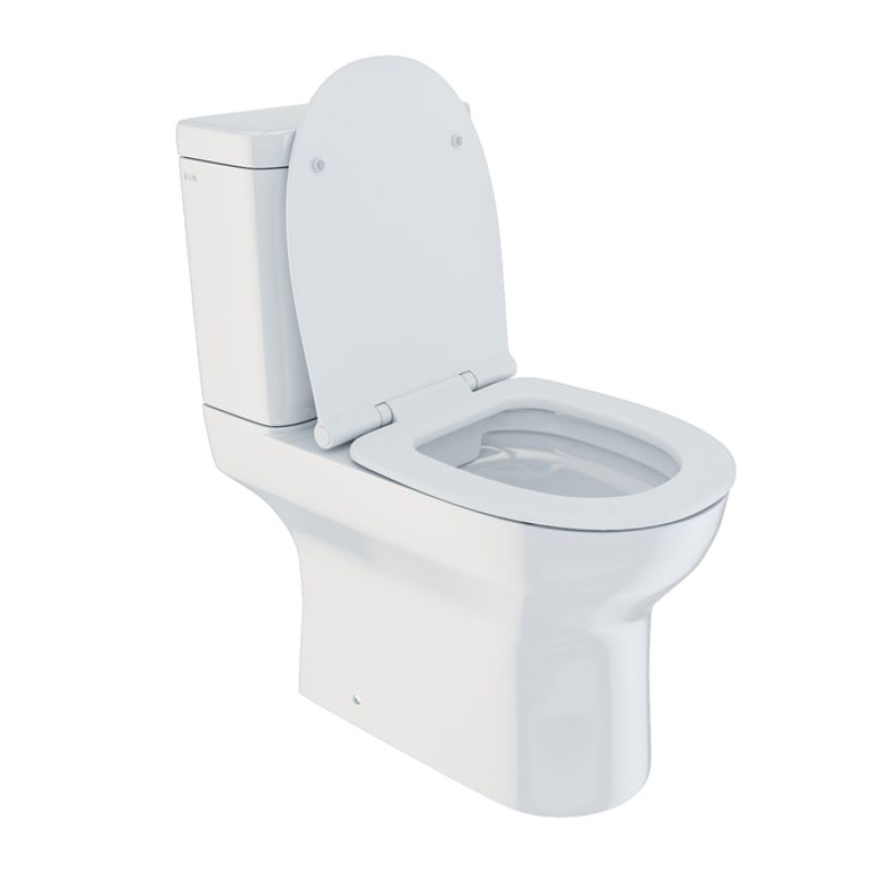 Унитаз компакт Iddis Drum Rimless DRU2DSEi24 с бачком и сиденьем Микролифт