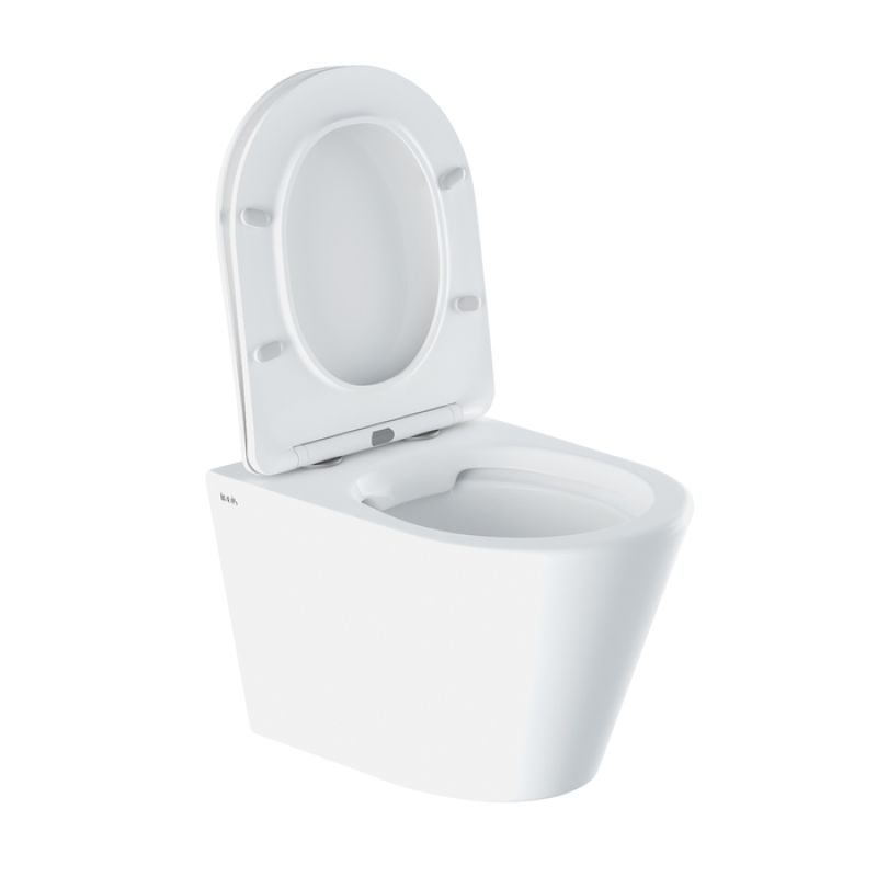 Унитаз подвесной Iddis Destino DESRDSEi25 безободковый, сиденье микролифт