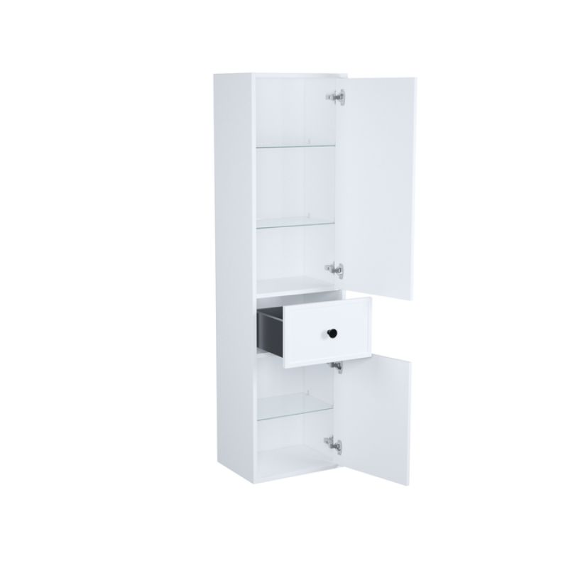 Шкаф пенал Iddis Torr 40 TOR40W0i97 подвесной Белый матовый