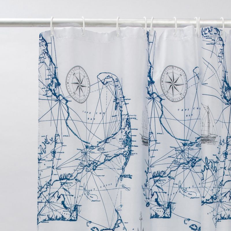 Шторка для ванны Iddis Basic 200x180 B16P218i11 Бело-синяя