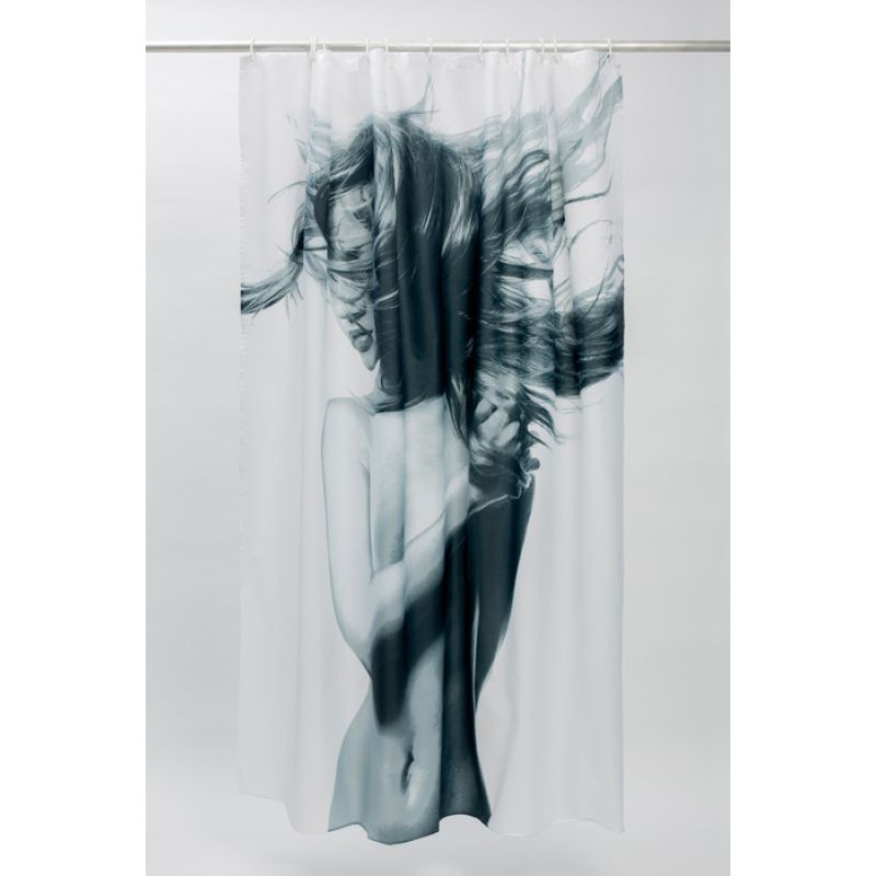 Шторка для ванны Iddis Basic 200x180 B27P218i11 Черная Белая