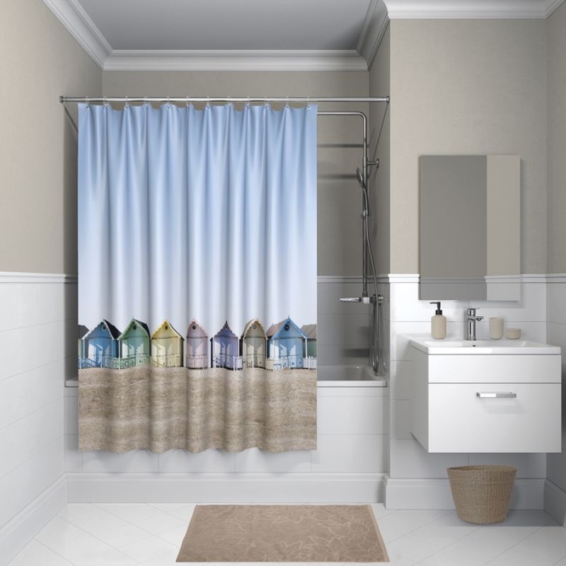 Шторка для ванны Iddis Basic 200x180 B28P218i11 Разноцветная