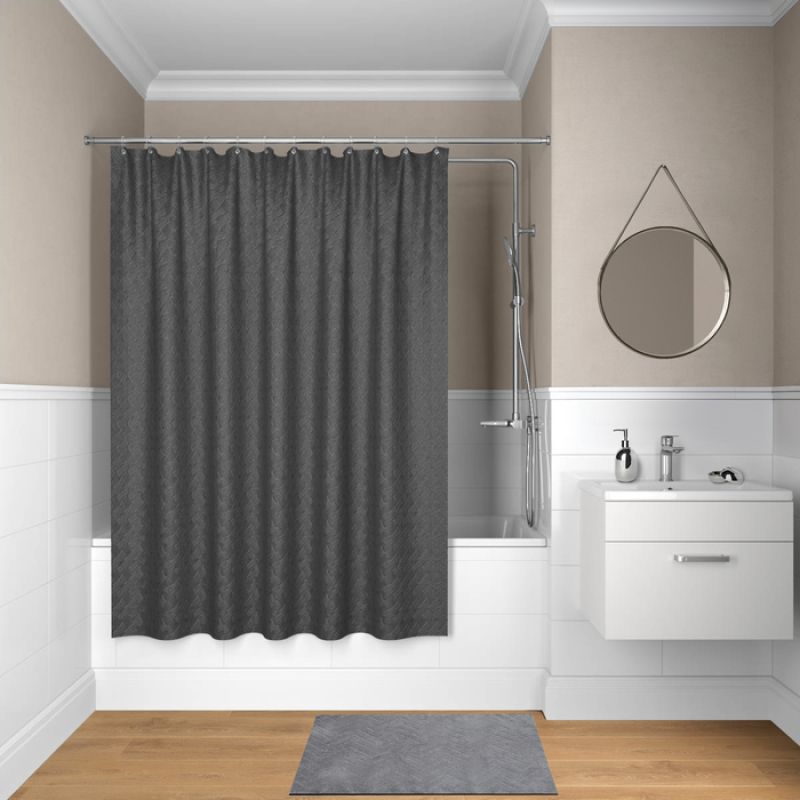 Шторка для ванны Iddis Basic 200x180 B35P218i11 Серая