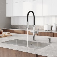 Смеситель для кухонной мойки Iddis Ikon IKNSBFFi05, излив гибкий, с подключением к фильтру, хром