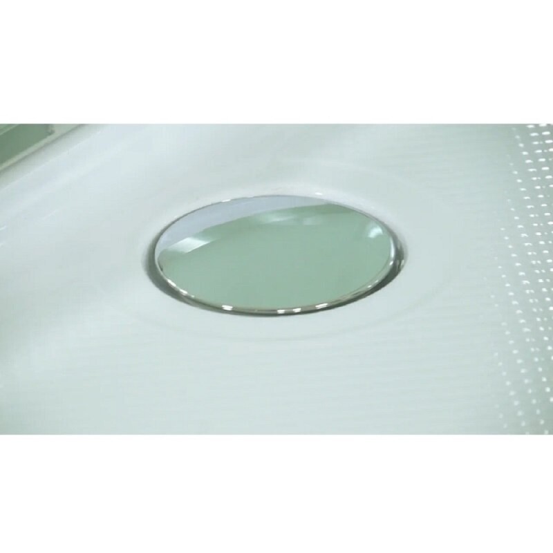 Душевая кабина Timo Premium ILMA101-roof-101-T-STILMA-T-CH/C, 100 x 100 см, стекло прозрачное, профиль хром, хамам, крыша, стул