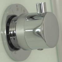 Душевая кабина Timo Premium ILMA101-roof-101-T-STILMA-T-CH/C, 100 x 100 см, стекло прозрачное, профиль хром, хамам, крыша, стул