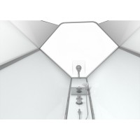 Душевая кабина Timo ILMA701, 100 x 100 см, стекло прозрачное