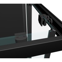 Душевая кабина Timo Premium ILMA901B 901 100 x 100 см, четверть круга, ILMA-901 B